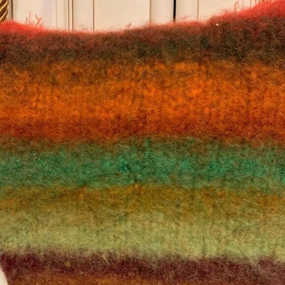 DESIGNER HAND KNIT HAND FELTED WOOL " FUR " BAG - Picture 4 of 8